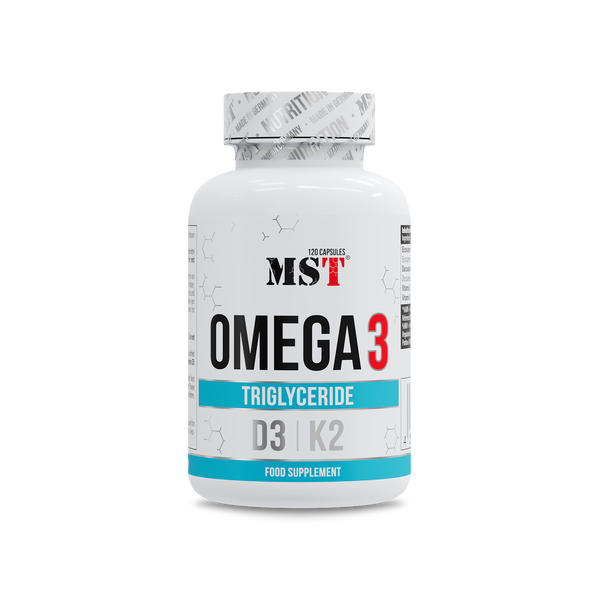 Omega 3 Triglyceride D3 + K2 120 softgels